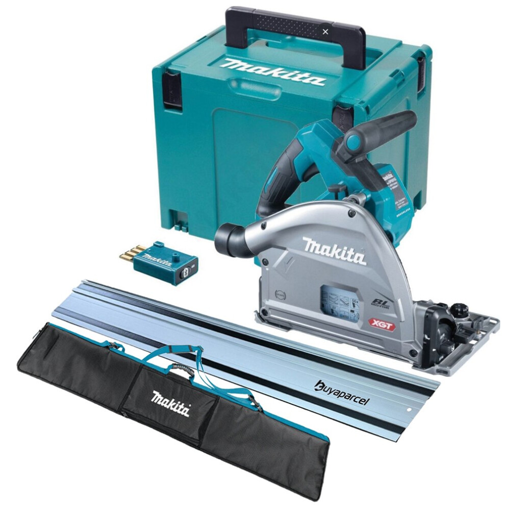 Makita SP001GZ03 40v MAX XGT Brushless Plunge Cut Circular Saw 1x1.5m Rail + Bag