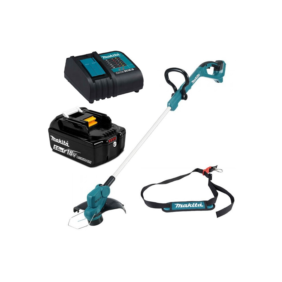 Makita Dur193rt Lxt 18V Cordless Garden Grass Line Trimmer Strimmer + 5.0Ah