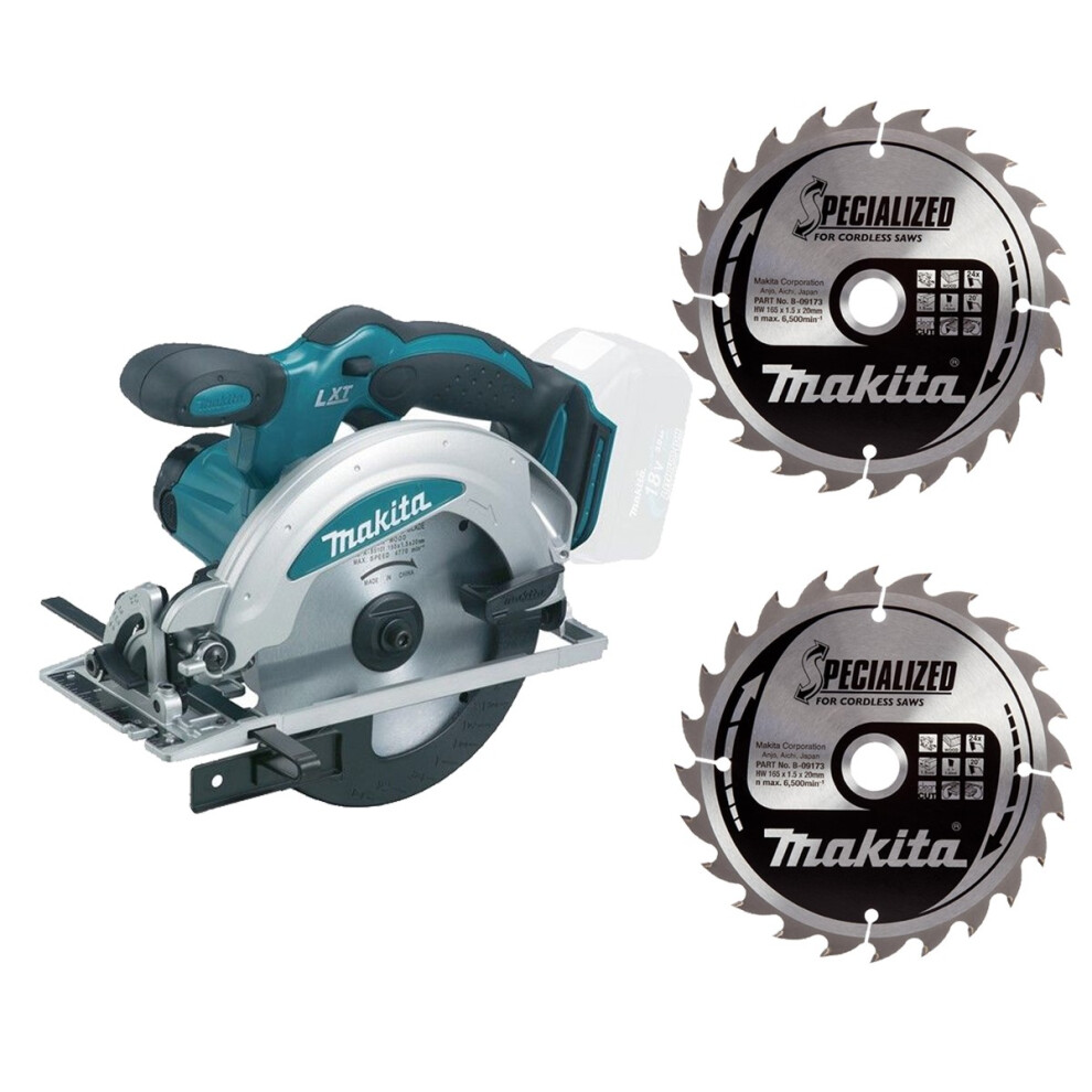 Makita DSS610Z 18V LXT Circular Saw Lithium Ion DSS610Z + 2 x Specialized Blade