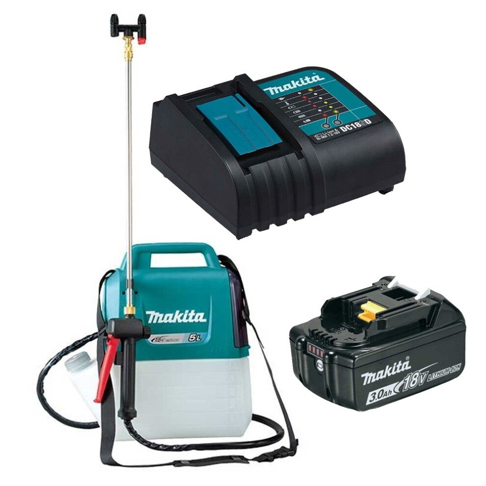 Makita DUS054Z 18v LXT Cordless Garden Sprayer Weed Killer Spray + 3AH Battery