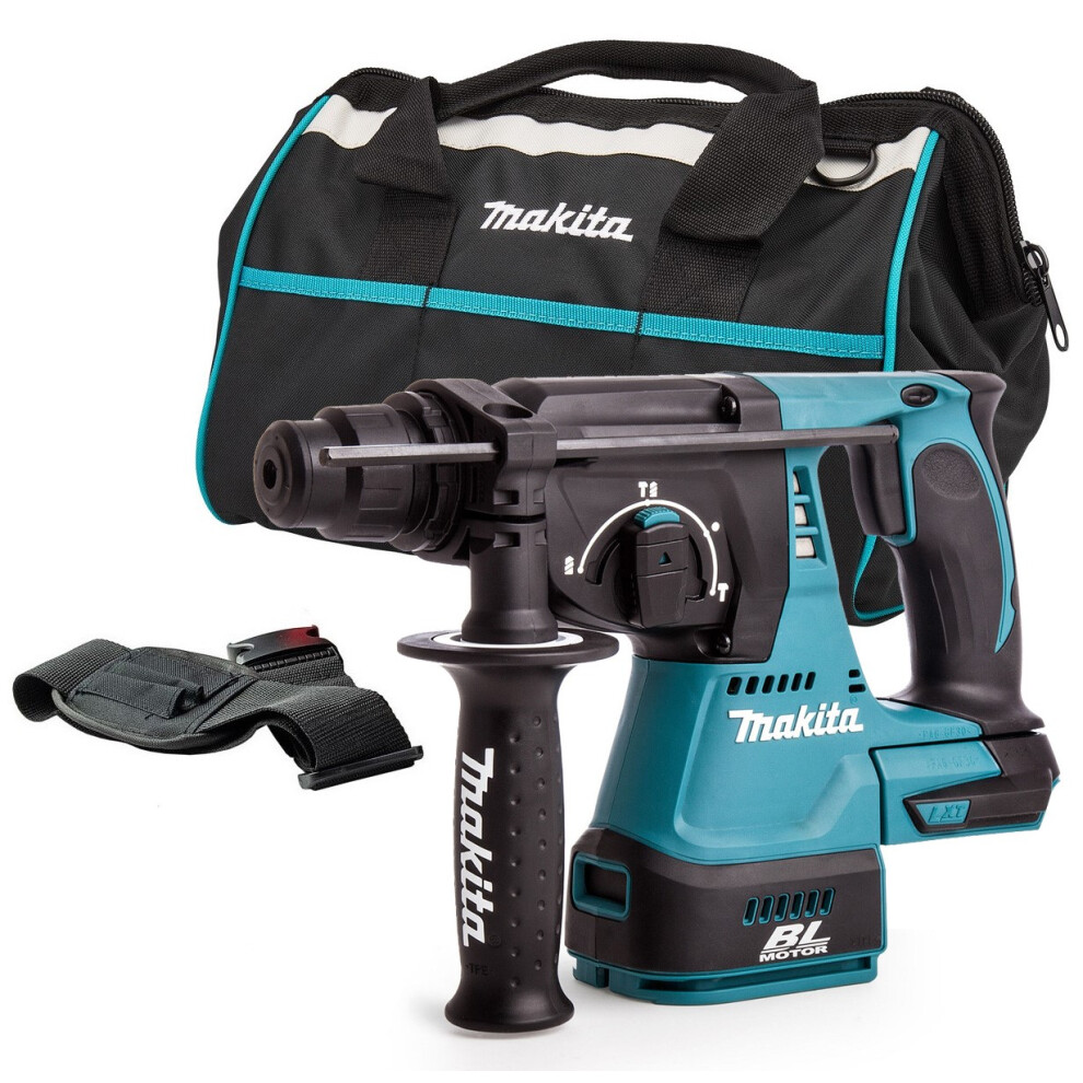 Makita DHR242Z 18V LXT Lithium 3 Mode SDS Rotary Hammer Drill Brushless +14" Bag