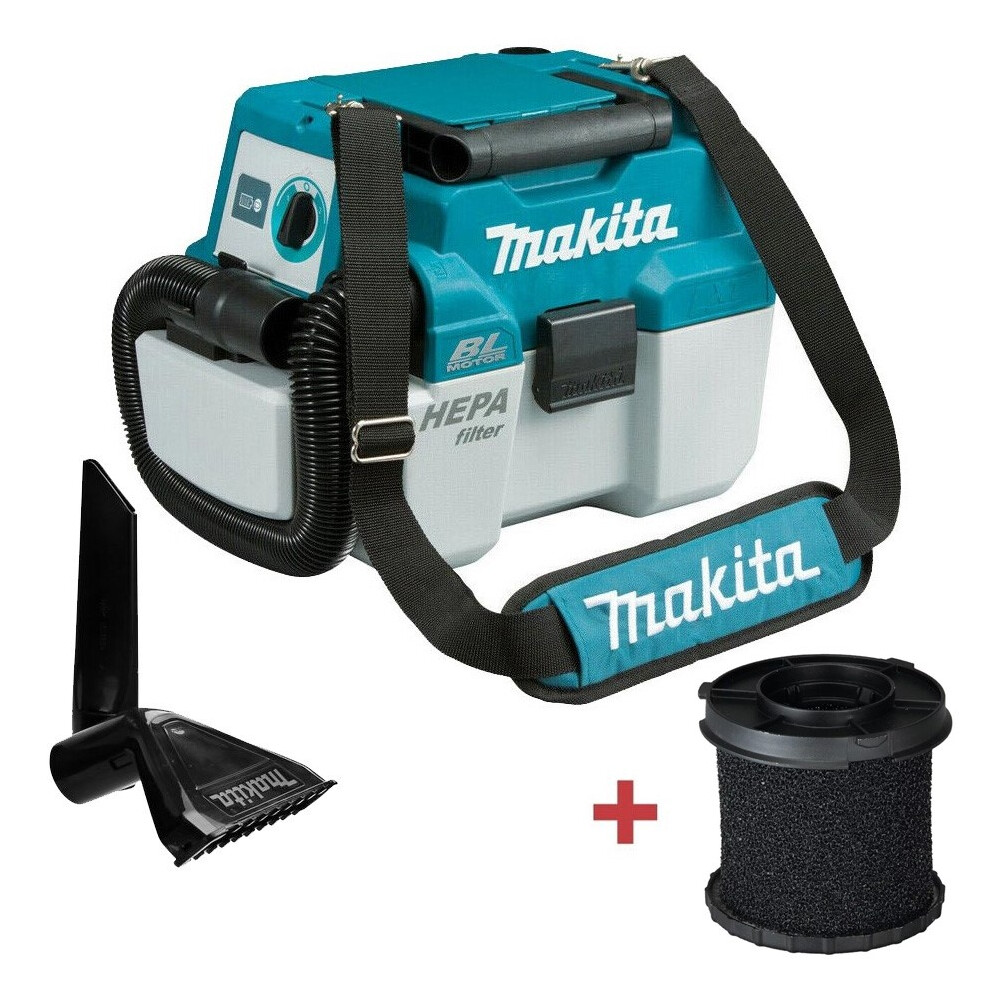 Makita DVC750LZX1 18V Brushless Wet & Dry Vacuum Cleaner LXT L-Class + Filter