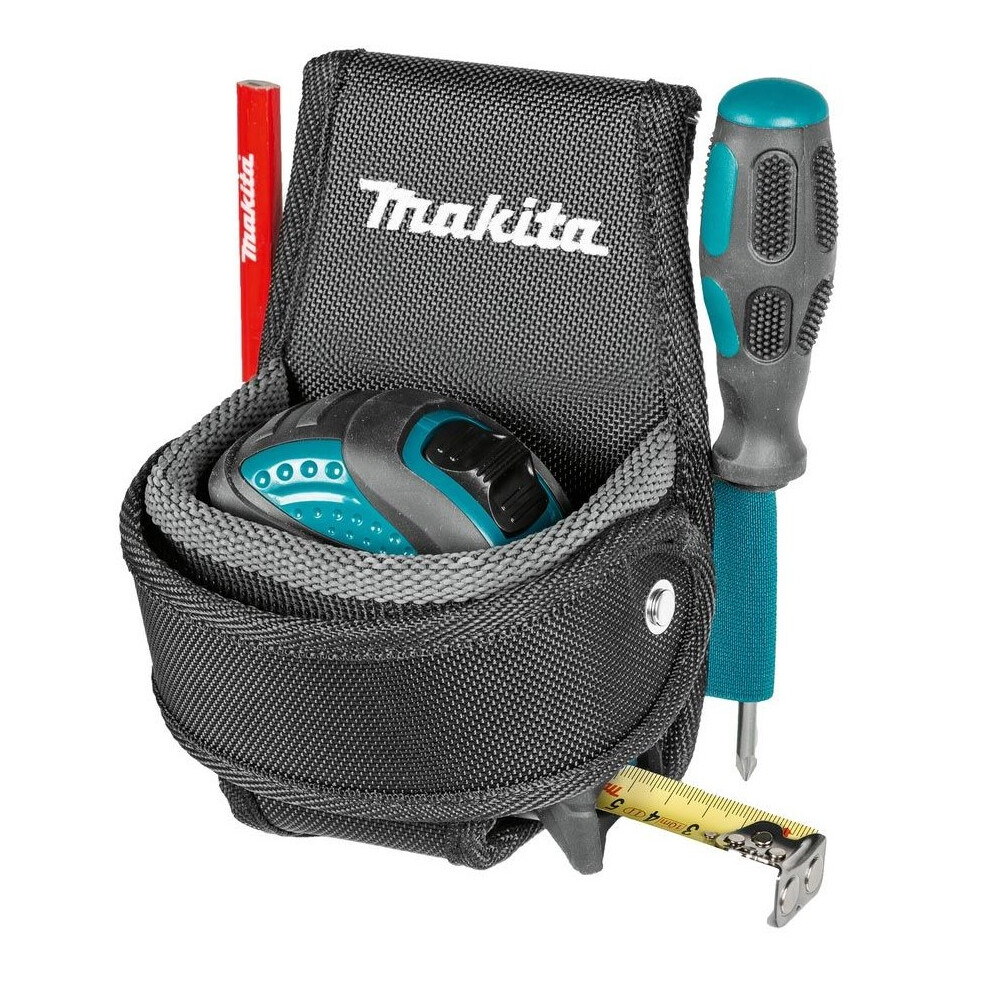 Makita E-15338 Measuring Tape Holder Fits 3M 5M 8M 10M Blue Strap Belt System 088381598514