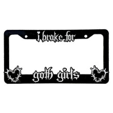 (E, One size) Halloween Licence Plate Frame Halloween Auto License Plate Frame Halloween Personalized Decorate Weatherproof Rustproof License Plate Holder Car Acces