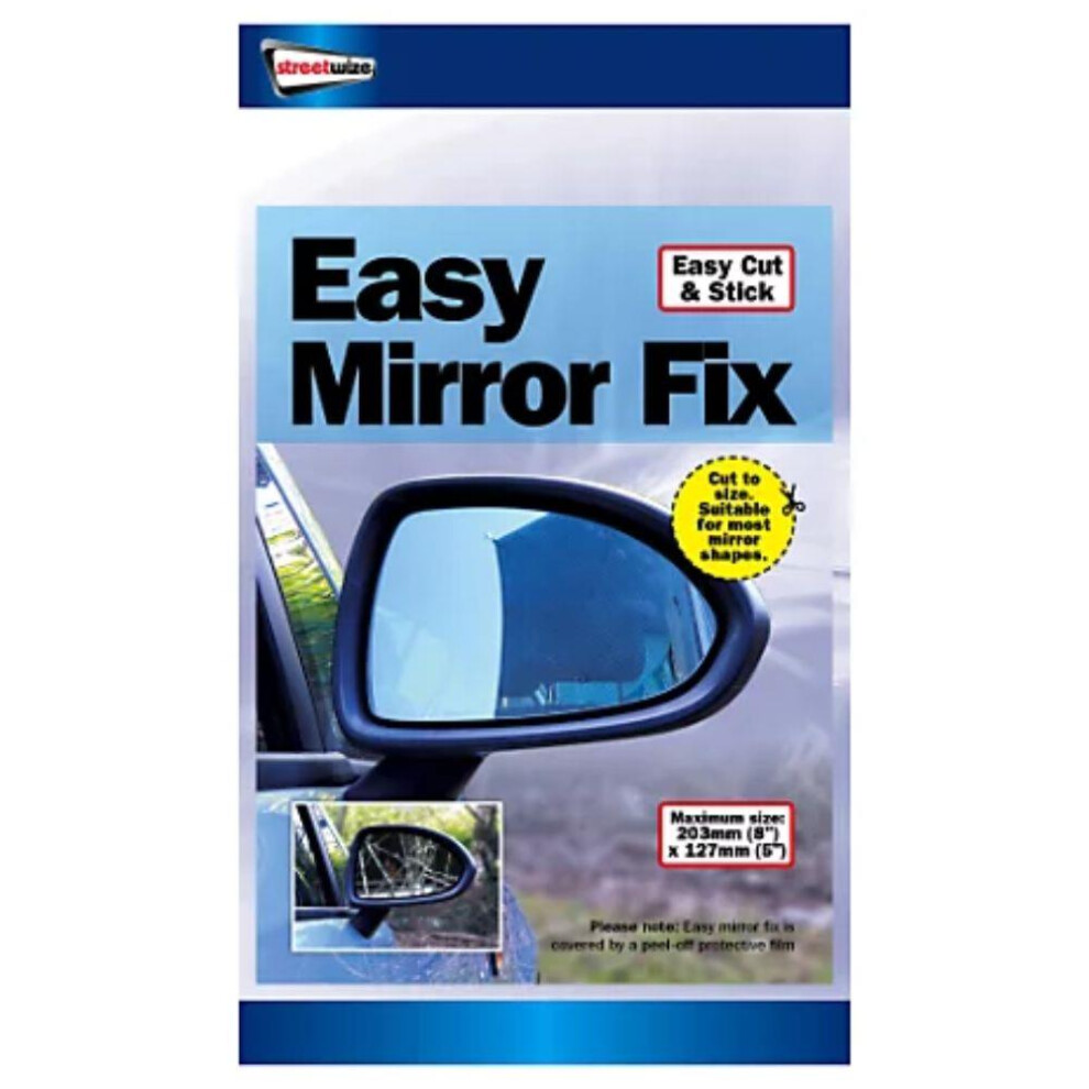 Streetwize - Easy Mirror Fix - Cut To Size - 254 X 178Mm 5026637600999