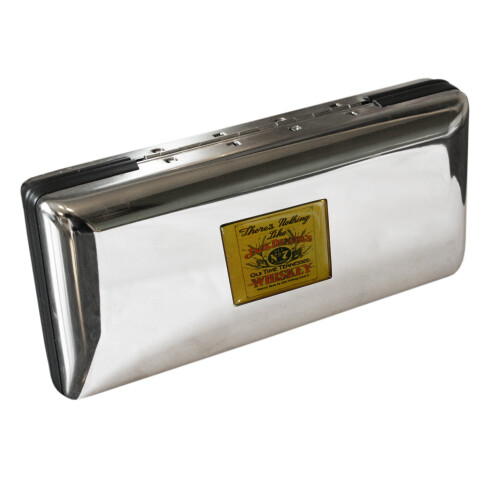Jack Daniels Jack Daniels Nostalgia Polished Chrome Glasses Case