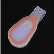 (Orange) Led Wearable Lights For Nurses With Hands-free Magnetic Clip, For Hiking Dog Walking Running Doctors Zekai