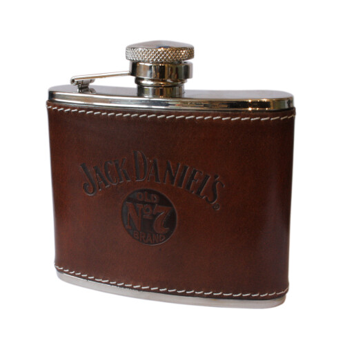 Jack Daniels Jack Daniels Western Leather Hip Flask
