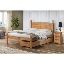 Corona Pair of Underbed Drawers Mexican Pine Wooden
