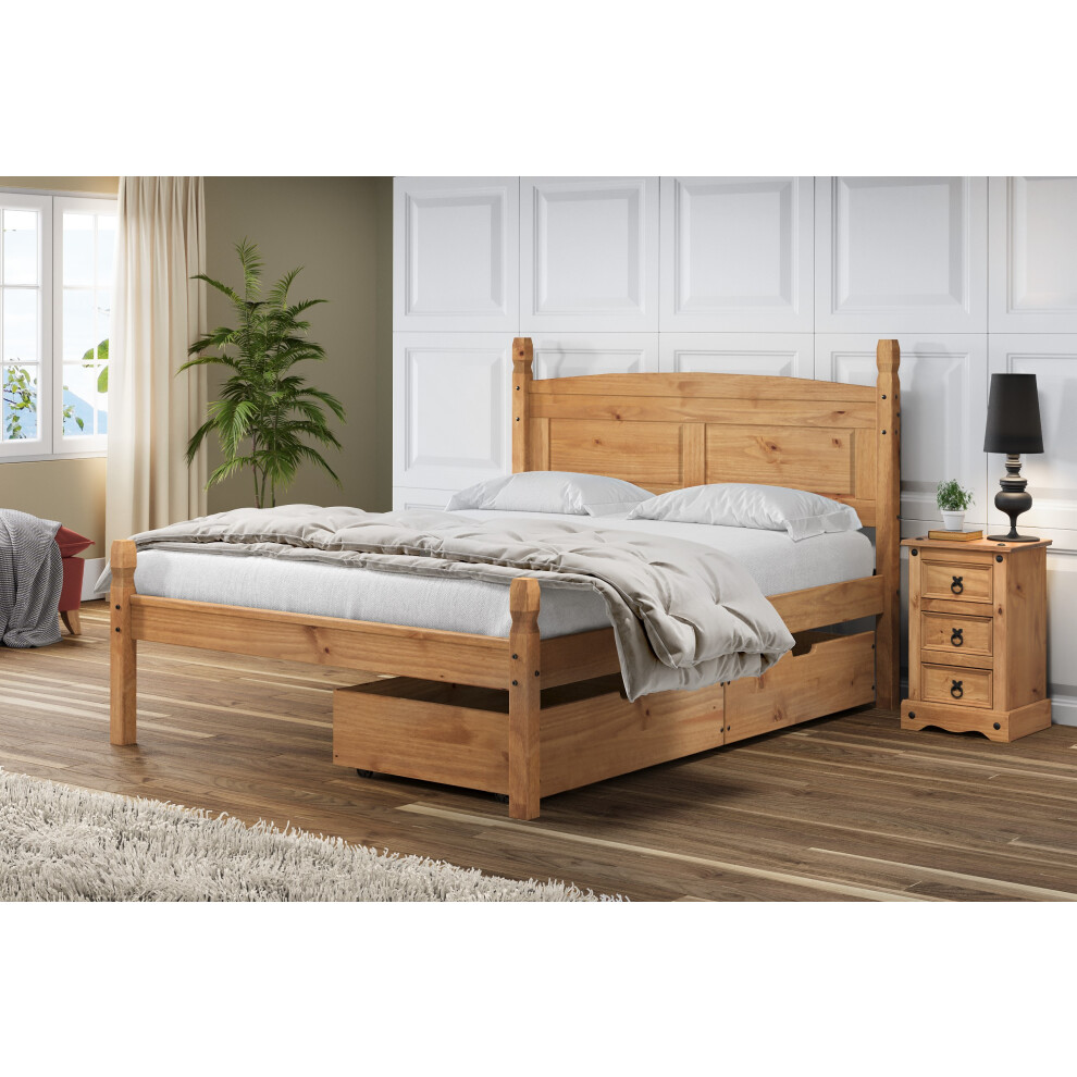 Mercers Furniture Corona Pair Of Underbed Drawers Mexican Pine Wooden