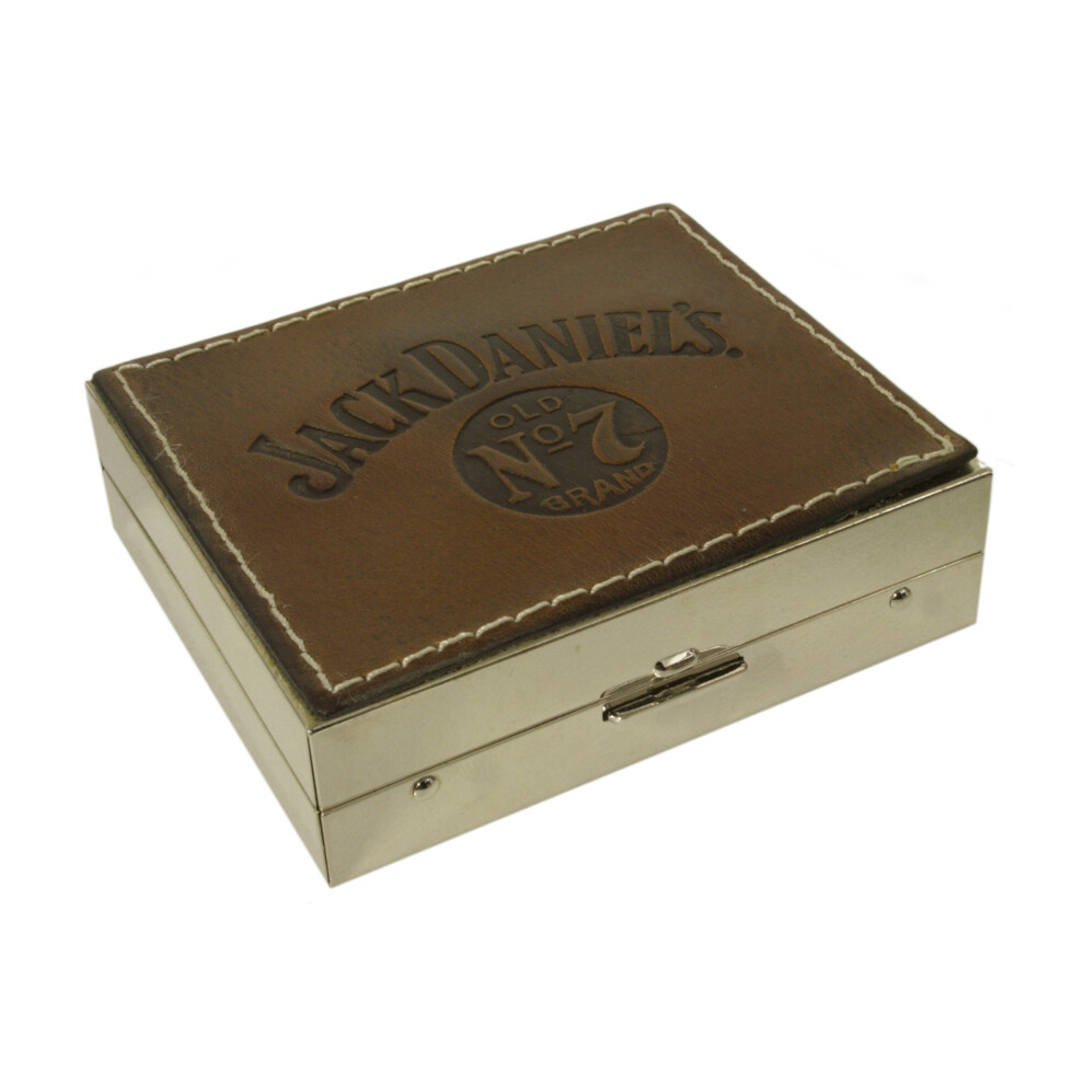 Jack Daniels Western Leather Shaving Set