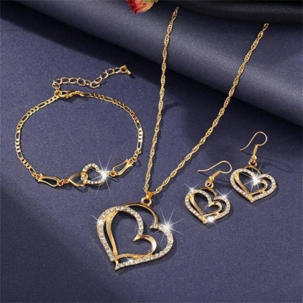 (gold) Jewelry For Women Set Womens Earrings Necklaces Bracelets