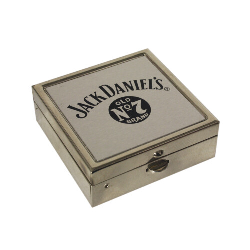 Jack Daniels Jack Daniel's chrome square pocket ashtray