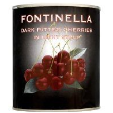 Fontinella Dark Pitted Cherries in Light Syrup 810g