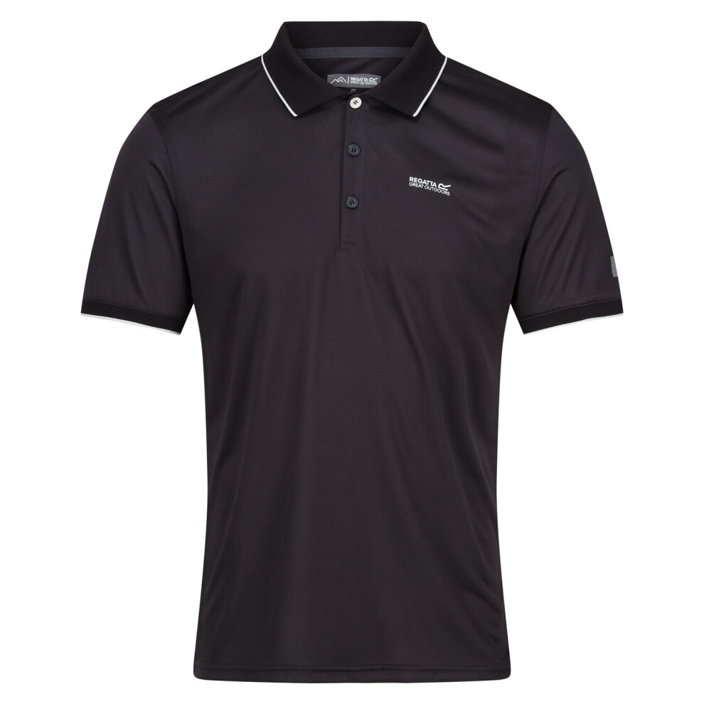 (XL, Ash Solid) Regatta Mens Remex II Polo Shirt