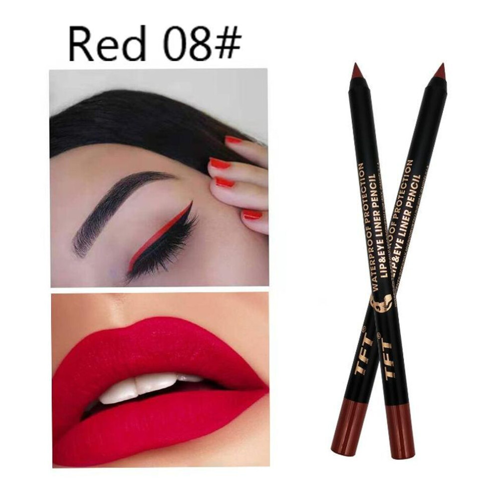 (08) 15 Colors Eyeliner Pencil Colorful Pigment Waterproof Blue Black White Color Gel Eyeliner Makeup Pen Eye Beauty Cosmetics