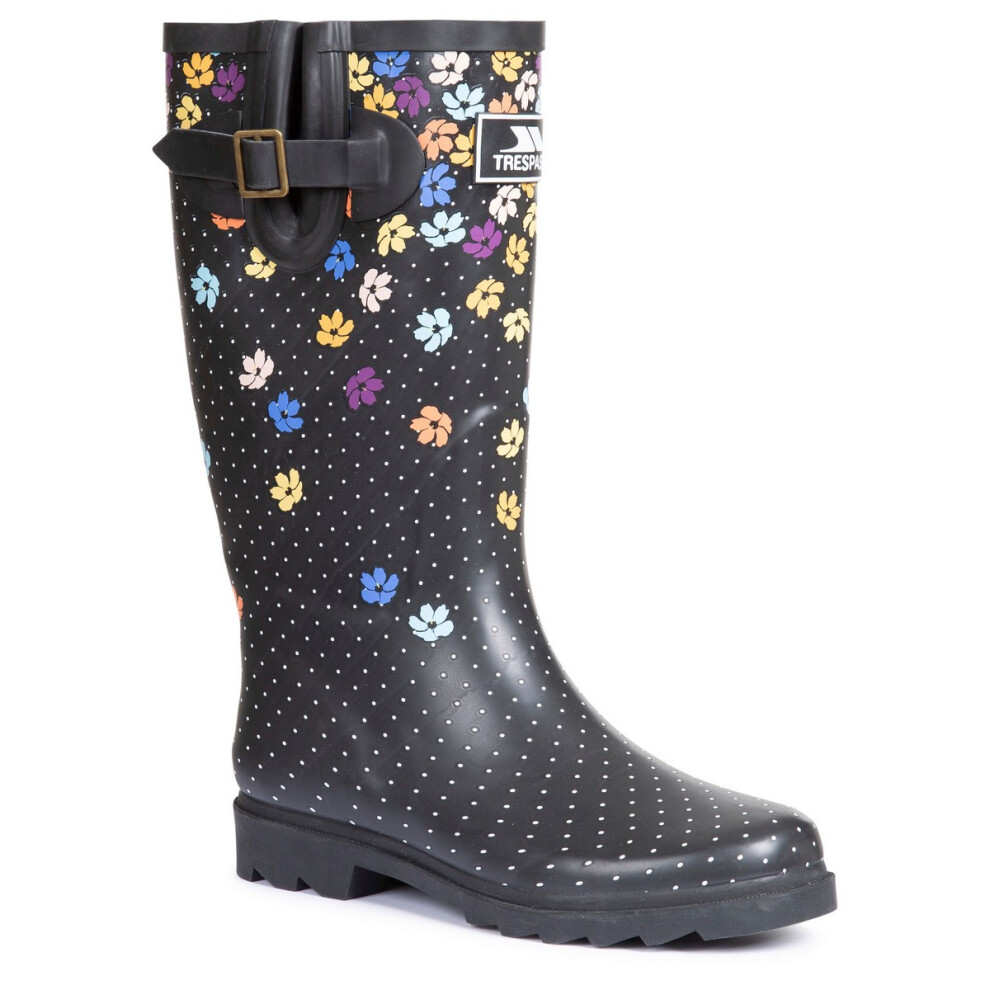 (3 UK, Black) Trespass Womens/Ladies Samira Wellington Boots