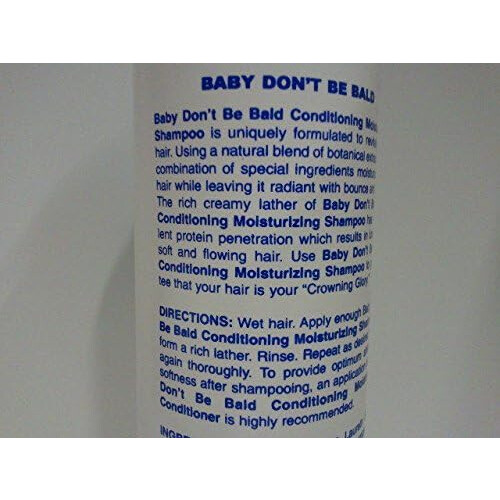 Baby Don't Be Bald] Σαμπουάν Ενυδάτωσης για Λαμπερά Μαλλιά 8oz 1