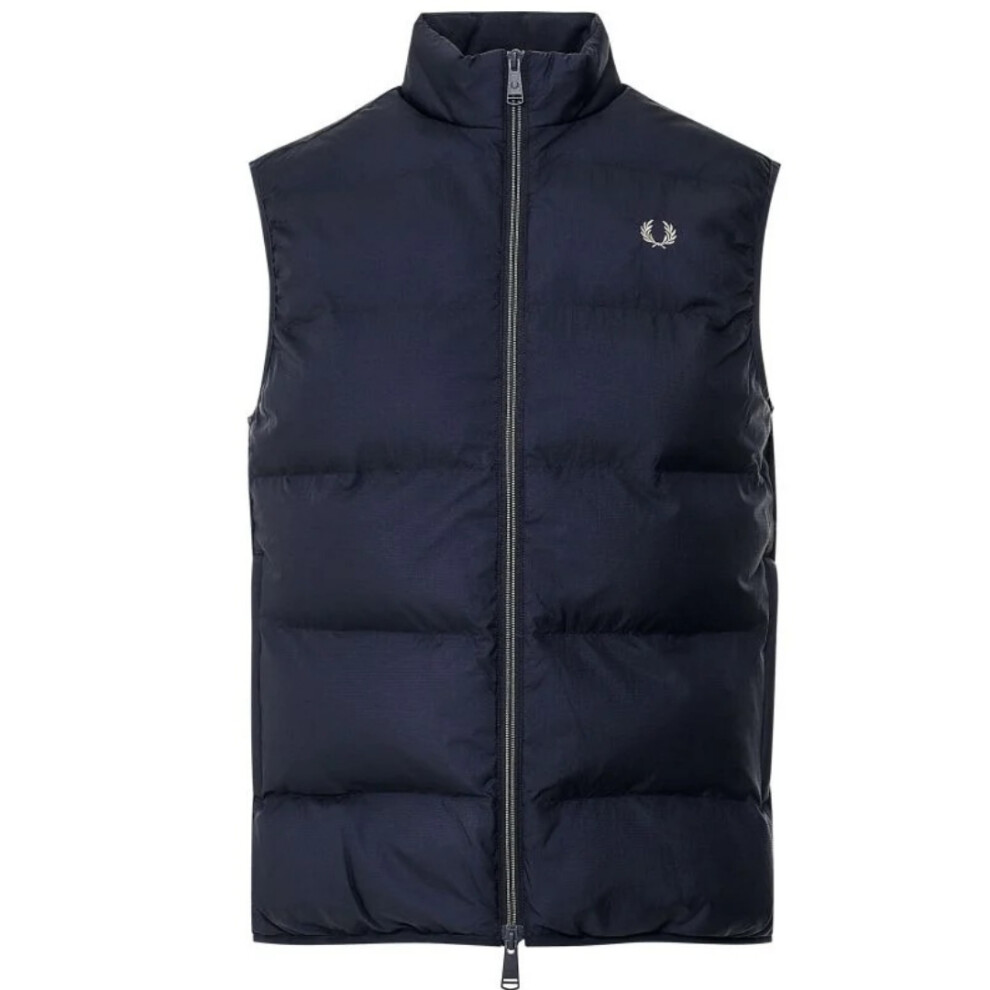 Fred Perry Insulated Navy Blue Gilet Jacket