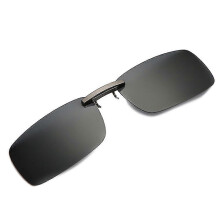 Polarized clip-on sunglasses and night vision glasses clip-on