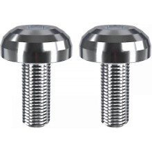 (Titanium) 2pcs Bike Water Bottle Cage Bolts, M5x12mm Bolt Fixing Screw Titanium Alloy Mtb Water Bottle Hex Bolts For Bicycle Water Bottle Cage