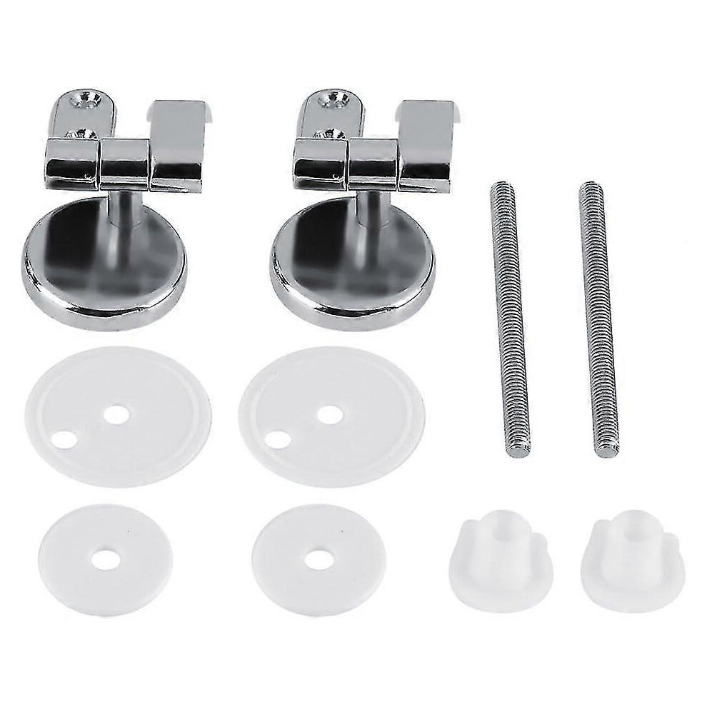 Zinc Alloy Toilet Seat Hinge With Fittings, Compatible With Most Toilet Seats 5778930951390