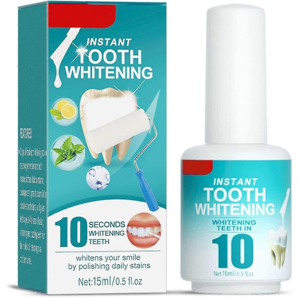 (1Pcs) 15ml Teeth Whitening Paint, Tooth Polish Uptight White, Instant Whitening Paint For Teeth