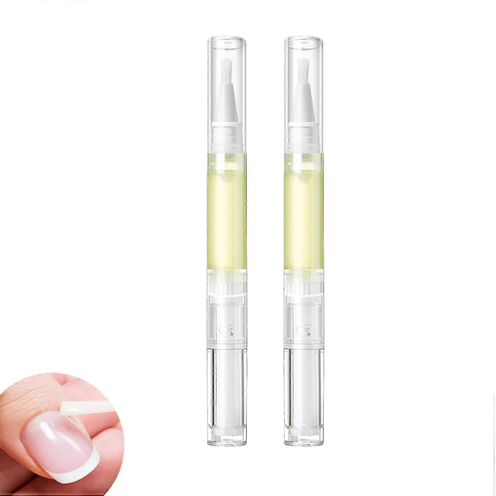 (2pcs) Radiant Nail Growth Oil, 2ml Nail Growth Oil, Nail Growth Oil Pen, Nail Strengthener, Cuticle Oil For Moisturize Strengthen Brighten Nails Care