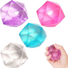 (2pcs) Random Color Ice Cube Squishy Stress Cube Stress Balls, Malt Sugar Ball Fidget Sensory Toy for Your Hand Exercise Balls for Relax