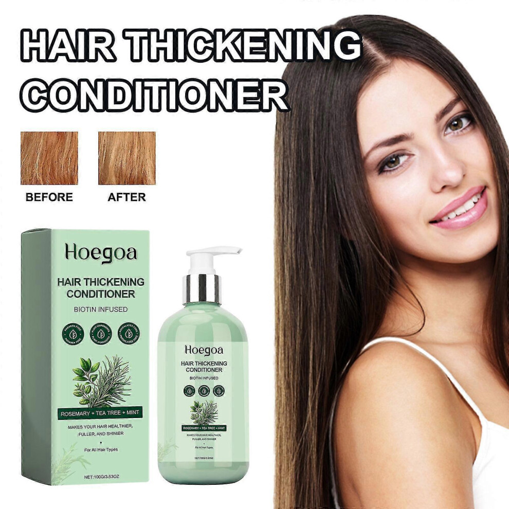 (2pcs) Rosemary Hair Growth Conditioner, Thickening Moisturizing Product with Biotin for Women Men, Rosemary Hair Mask for Damaged Dry Thinning Hair