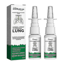 (2PCS)1-3pcs Lung Detox Herbal Cleanser Spray For Smokers Clear Nasal Congestion Anti Snoring Solution Stop Snore Relief Spray Tw
