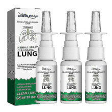 (3PCS)1-3pcs Lung Detox Herbal Cleanser Spray For Smokers Clear Nasal Congestion Anti Snoring Solution Stop Snore Relief Spray Tw