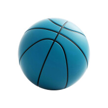 (Blue)Indoor Silent Basketball High Rebound Low Noise Kids Dribbling Training High Density Foam Practice Sports Bouncy Ball Boys Girls Gift