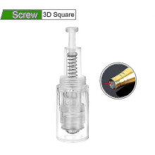(20pcs,Screw 3D Square)10/20/50pcs Cartouche de Microneedling 9/12/36/42pin Nano Micro Needles For Cartridge Mym Mesotherapy N