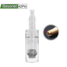 (10pcs,Bayonet 42pins)10/20/50pcs Microneedling Cartridge 9/12/36/42pin Nano Micro Needles For Cartridge Mym Mesotherapy N