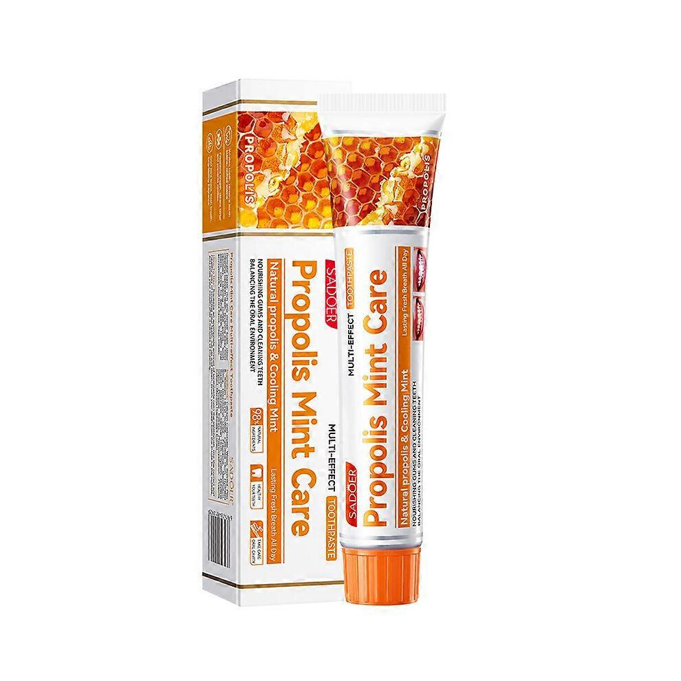 (Propolis Toothpaste 100g) SADOER Propolis Mint Multi Cleansing Toothpaste for Cleaning Gum and Strengthening Teeth