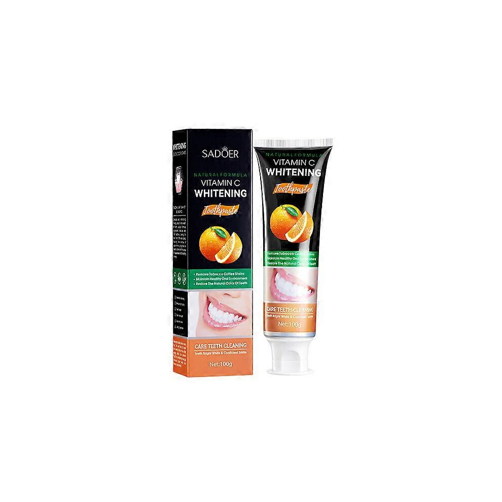 (Toothpaste 100g1) SADOER Vitamin C Whitening Toothpaste Series for Cleaning Gum and Strengthening Teeth