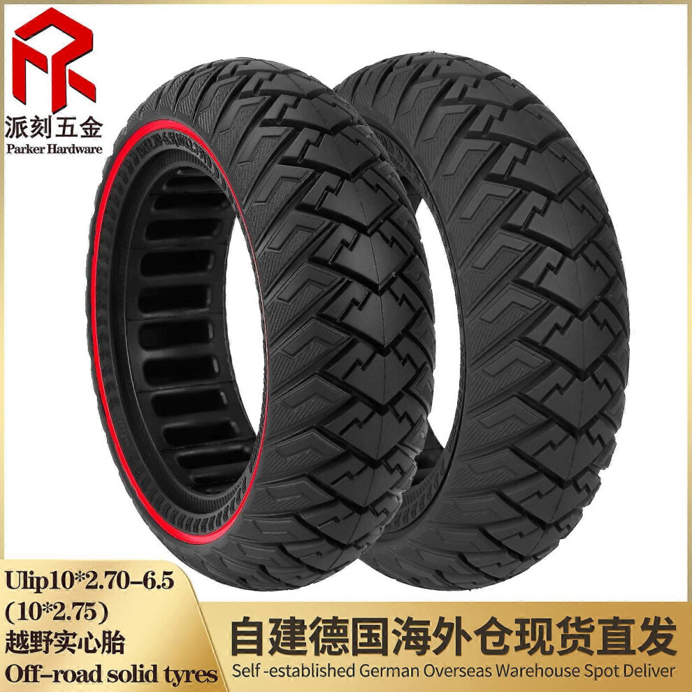 (3) 10 * 2.70-6.5/10 * 2.75 Solid Tires 70/65-6.5 Scooter Off Road Solid Tires Wheels 5778930962310