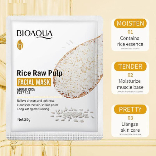 BIOAQUA Rice Original Paste Facial Mask 10pcs 1