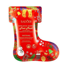 SADOER Christmas Niacinamide Nourishes Tender and Smooth Foot Mask, Exfoliates and Cares Foot Mask