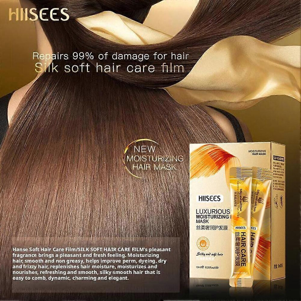 (Moisturizing) Instant Keratin Hair Mask - Repairs Damage Smooths Frizz for Soft Shiny Hair