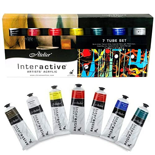 Chroma Atelier Interactive Ακρυλικά 80ml 7-Σωλήνες 1