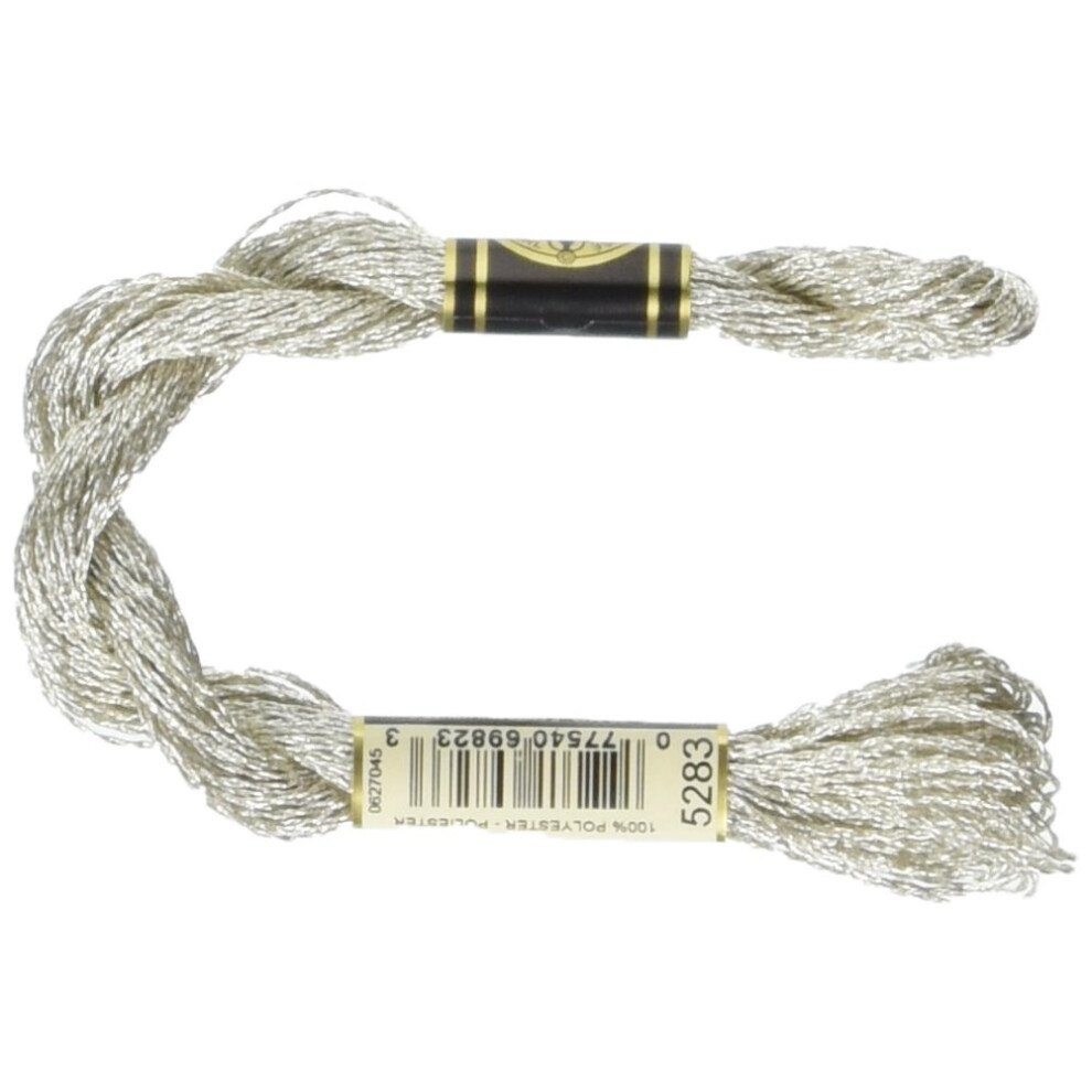 DMC Metallic Pearl Cotton Skeins Size 5 - 27.3 Yards-Silver