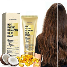 8 Seconds Revitalizing Hair Mask for Hot Dyed & Damaged Hair, Magic Hair Mask