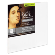 Amppers e suprimentos de arte wood gesso artista painel de pintura: preparado smooth 6 """" x 6 """" 1/8 """" perfil plano