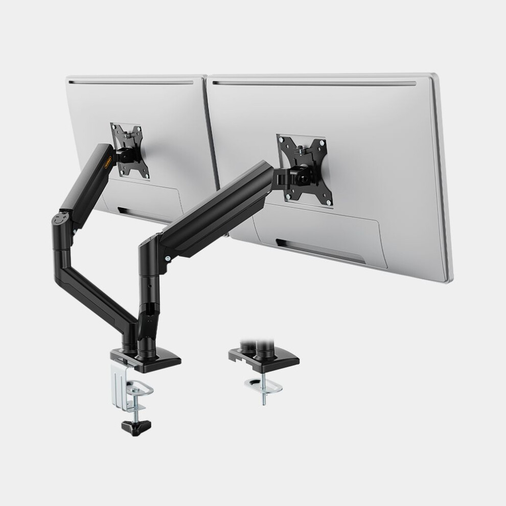 Specola 2X24″ Dual Screen Monitors - Gas Lift Arm Stand (1920X1080) - 2Xdisplayport