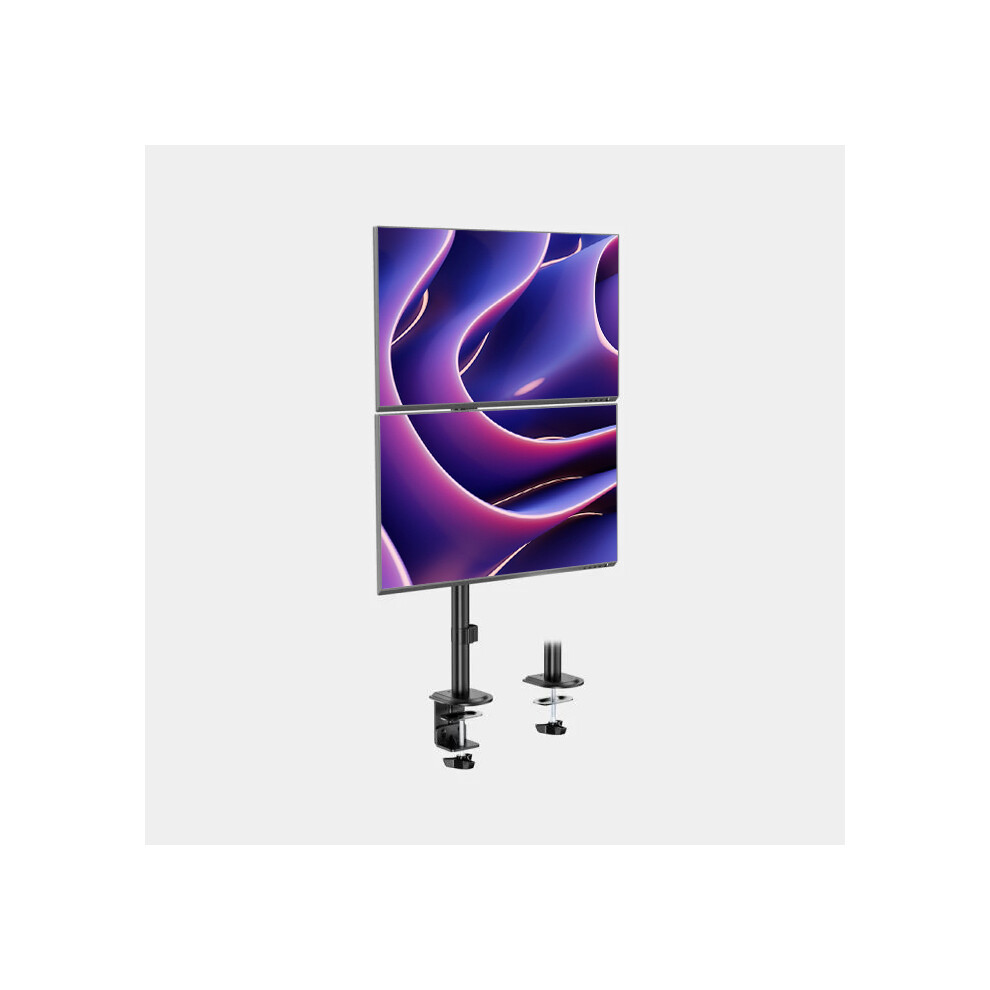 Specola 2X24″ Dual Monitors - Vertical Clamp Stand - (1920 X 1080) - 1Xhdmi/1Xdp