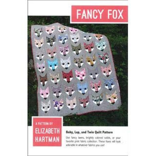 Μοτίβο Κουβερτίνας Fancy Fox της Elizabeth Hartman, 8.5" x 5.5" 1