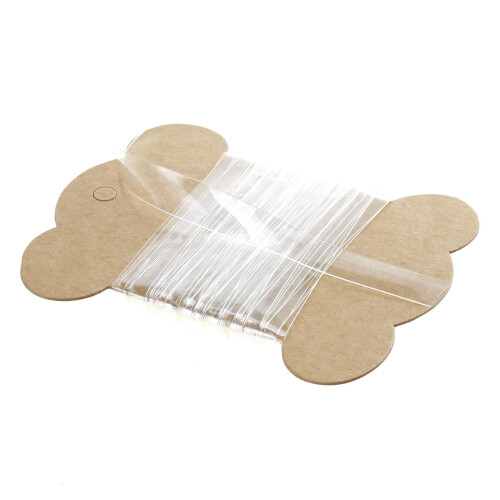 Cotowin 3/8-tums bred klar elastisk med 5 meter