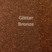 L mina Siser Glitter HTV de 20"" x 12"" - Vinilo termotransferible para planchar (Bro